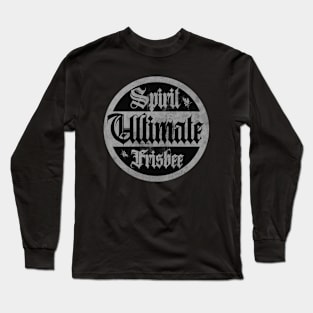 Ultimate Frisbee Spirit BW Long Sleeve T-Shirt